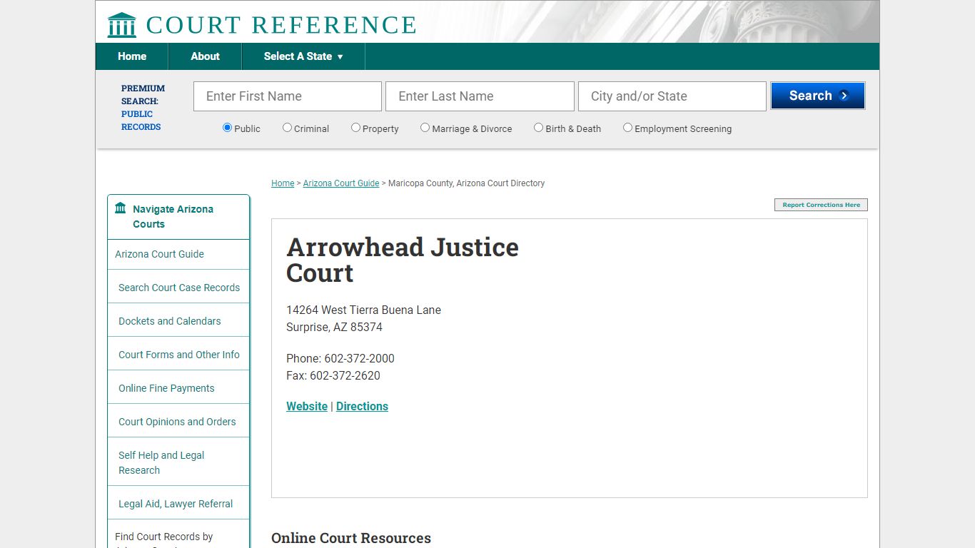 Arrowhead Justice Court